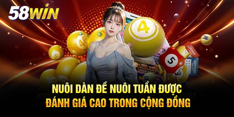 Nuôi dàn đề nuôi tuần được đánh giá cao trong cộng đồng chơi xổ số