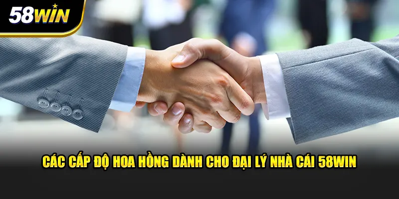 Các cấp độ hoa hồng dành cho đại lý nhà cái 58WIN